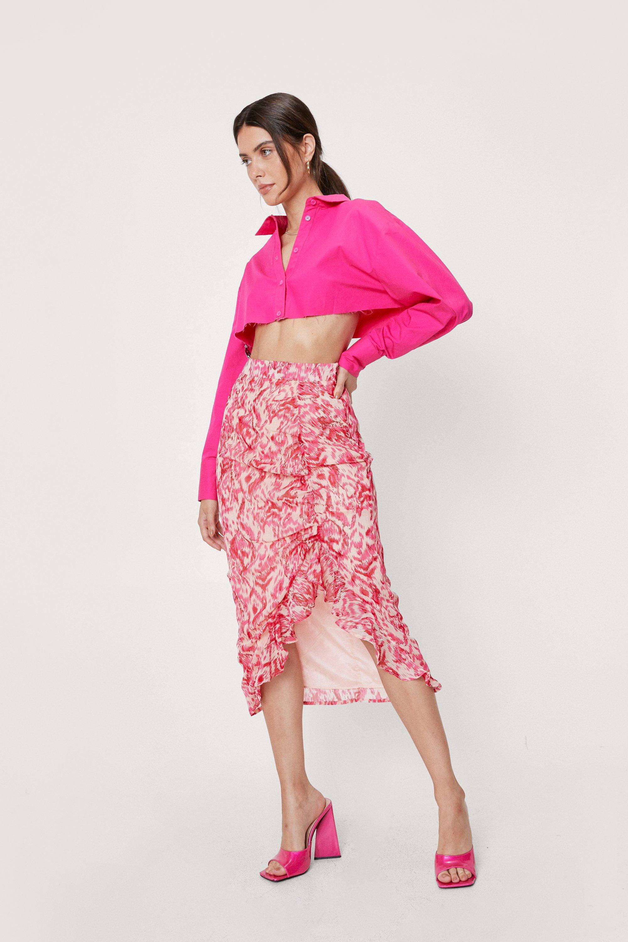 Midi skirt outlet chiffon